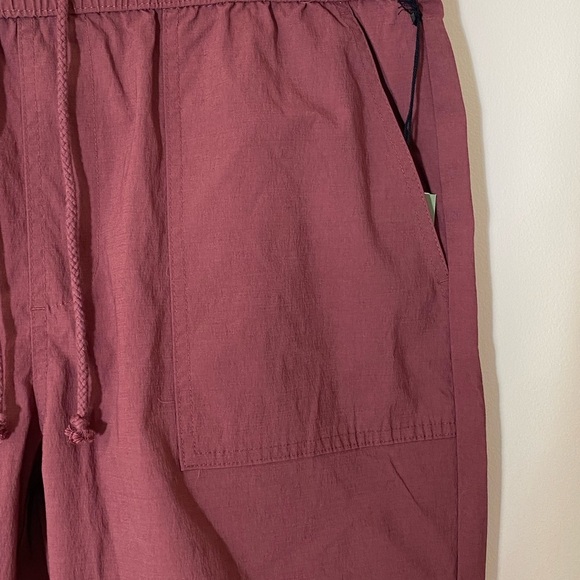Goodfellow Red Tech Multi Shorts Quick Dry Stretch Elastic Waist size Medium NWT - Picture 3 of 5